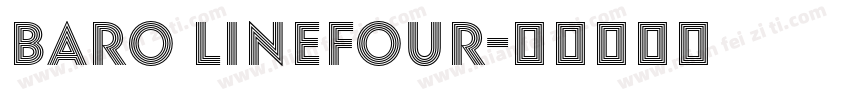 baro linefour字体转换